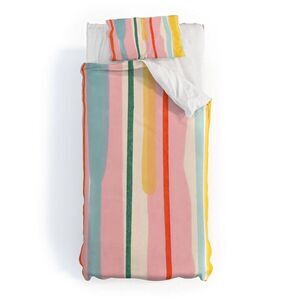 3pc Full/Queen 83 Oranges Too Cool to Hang But Here I Am Duvet and Sham Set